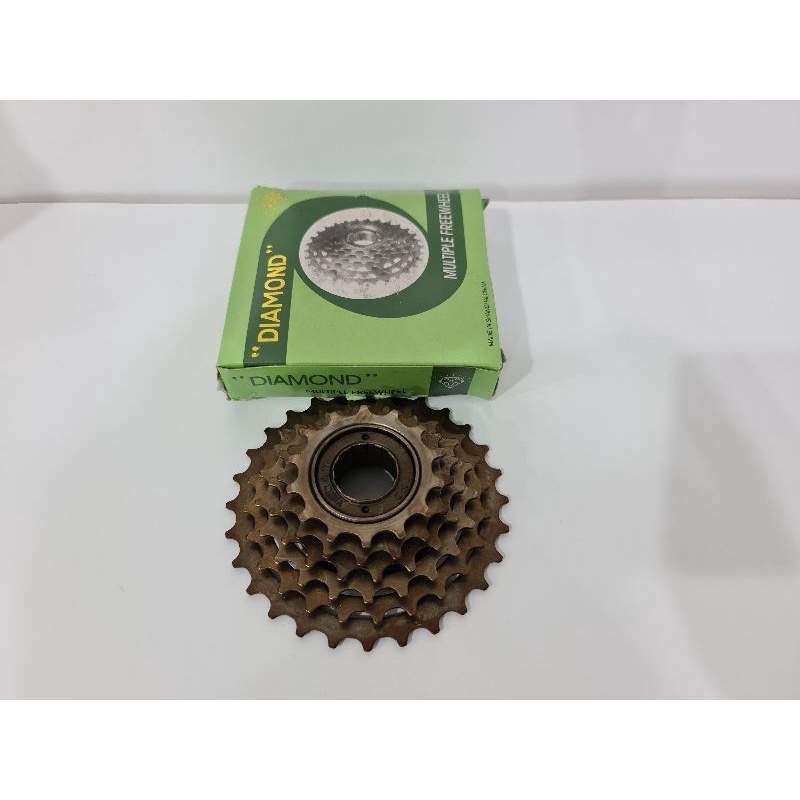 Sprocket  6 Speed | 7 Speed  Ulir/drat Gir belakang 14-28T Diamond