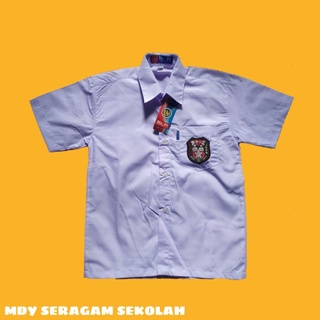 Mr. Bean baju seragam sekolah sd lengan pendek ukuran 8-9-10-11-12 