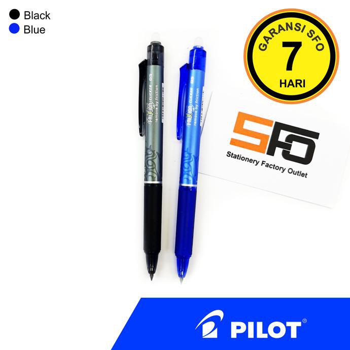 

Open Ds] Pen Pilot Frixion Clicker 0.5Mm (Pulpen Yang Bisa Dihapus) - Biru