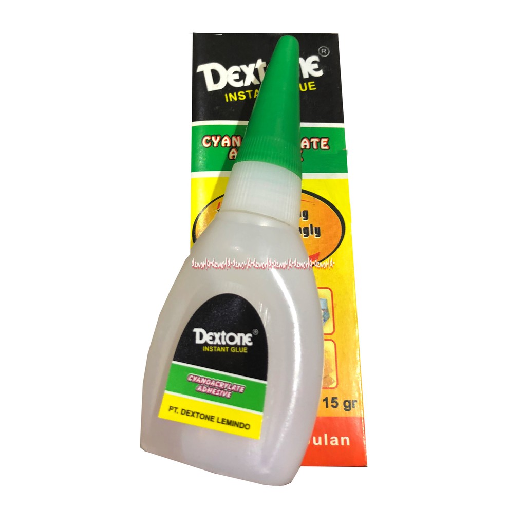 Dextone Instan Glue 15gr Lem Serbaguna Lem Multi fungsi Serbaguna Lem Besi Lem Kayu 15 gram Dekston Dex Tone