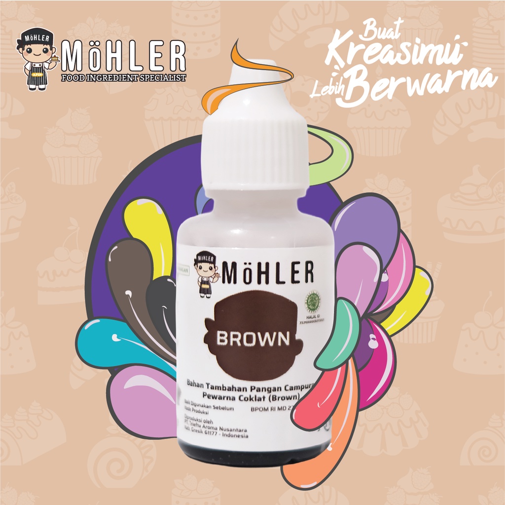 MOHLER Coloring Brown (KLIK KOMBO HEMAT UNTUK BELI 1 GRATIS 1)