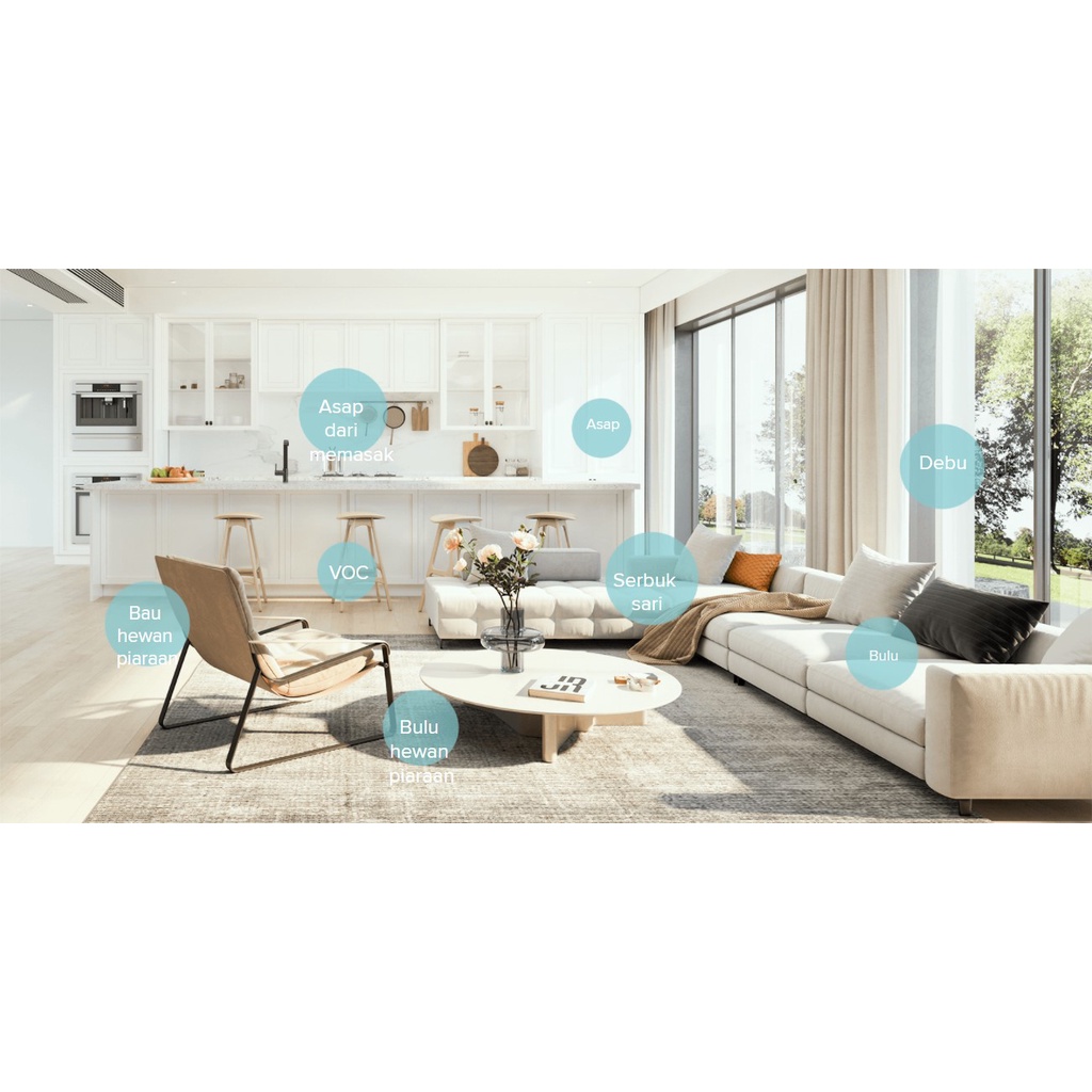 Xiaomi Smart Air Purifier 4 Lite Pembersih Udara / Penyaring Udara / Filter Udara Pintar 360° 43m²