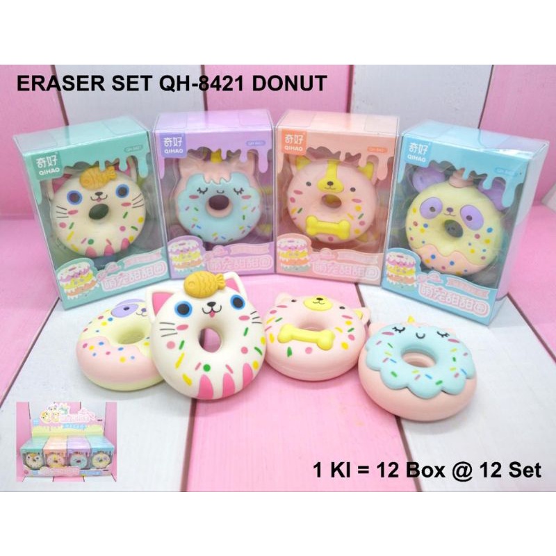 

eraser set/ penghapus lucu bentuk donut