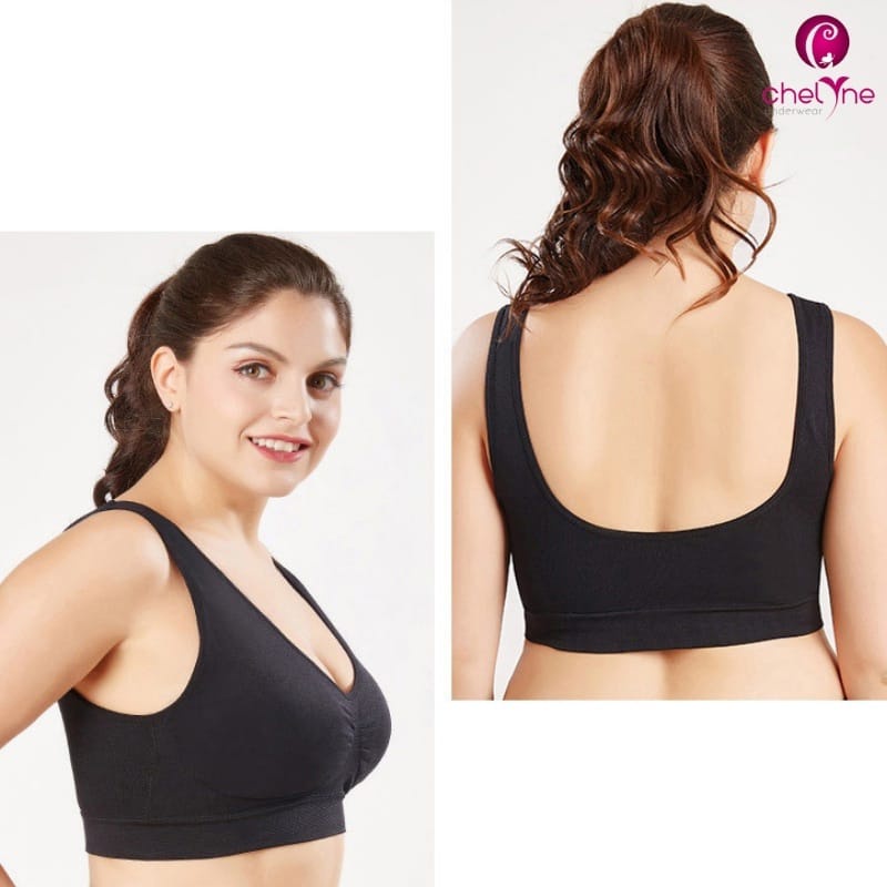 Chelyne Bra Rajut (L-XL) W049/W079 Basic Sport Bra (Standard-Jumbo)