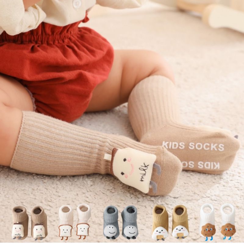 (pimenova) Kaos kaki boneka bayi dan anak  import  Premium motif food lucu