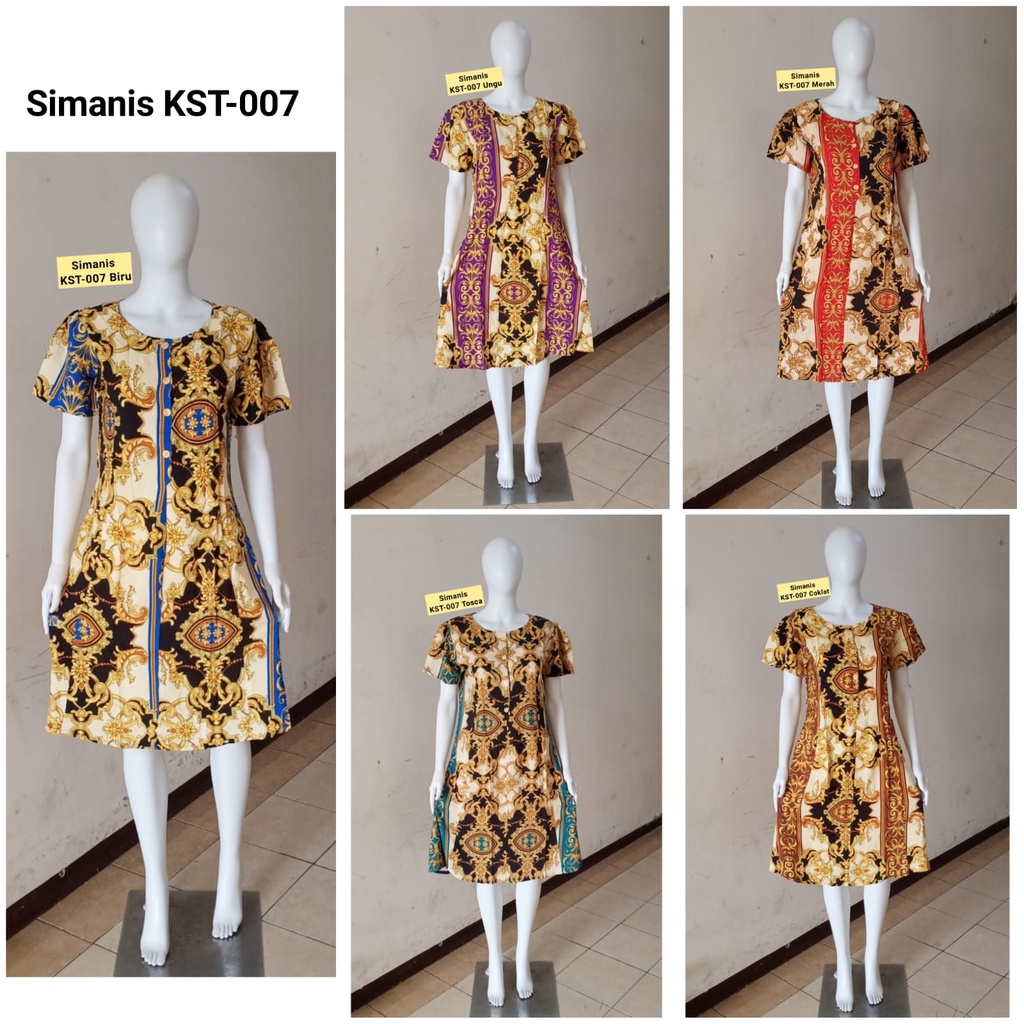 AS - Daster Kuda Mas DS Simanis LD 96 - 110cm Busui Batik Kudamas