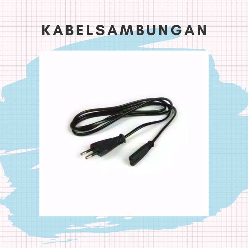 KABEL SAMBUNGAN LAMPU TL NEON LED T5, PANJANG 1,5M / KABEL ANGKA 8