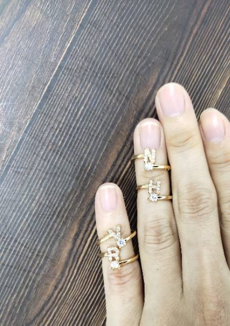 Fifi Fashion Cincin Xuping Anak Abjd Lapis Emas