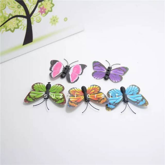2pcs kupu kupu hias