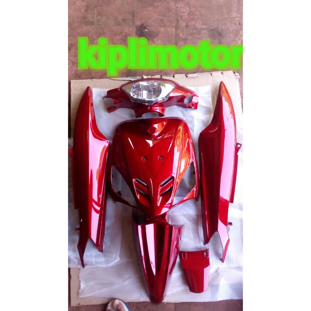 Modifikasi Motor Mio Sporty Warna Merah Marun Arena Modifikasi