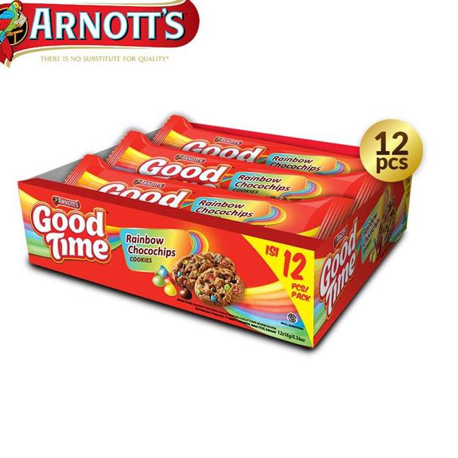 

Ready 9NZSW Good Time Cookies Rainbow Singles 16gr x 12 pcs 84 Stock Banyak