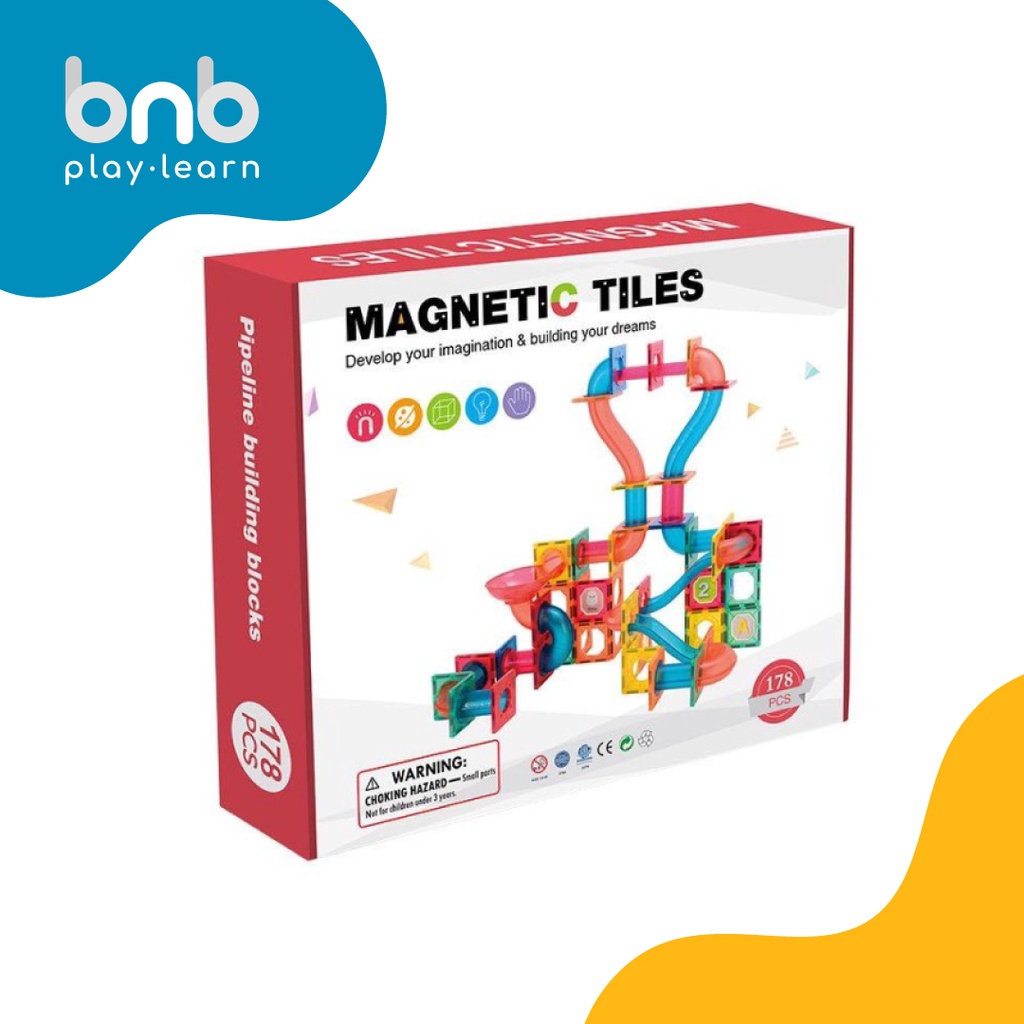 Magnetic Marble Mainan Magnet Anak 118pcs atau 178pcs