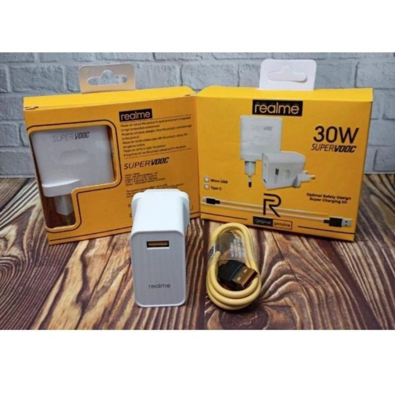 TRAVEL CHARGER REALME 30W USB MICRO SUPERVOOC CHARGER CASAN REALME 30W FOR ANDROID SUPERVOOC