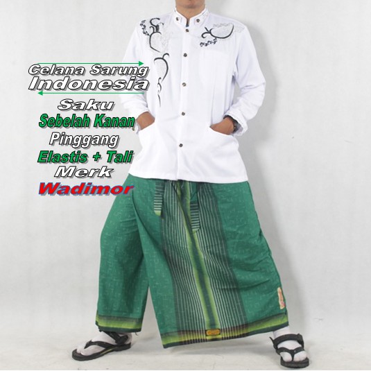 Celana Sarung Wadimor Dewasa - Sarung Celana Wadimor Aslie