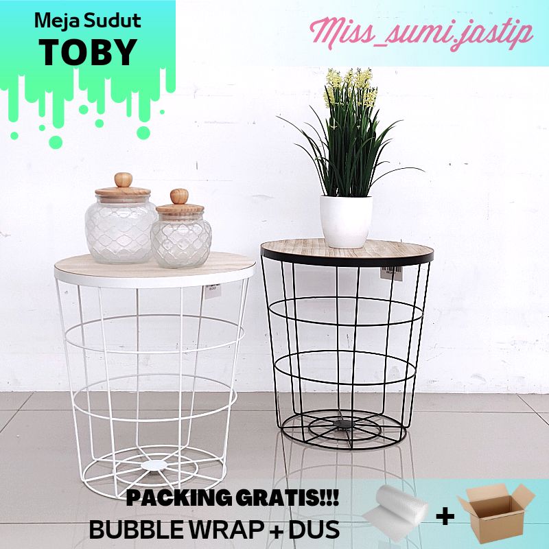 [Informa] Meja Toby / Meja Sisi / Meja Sudut / Meja Samping Minimalis