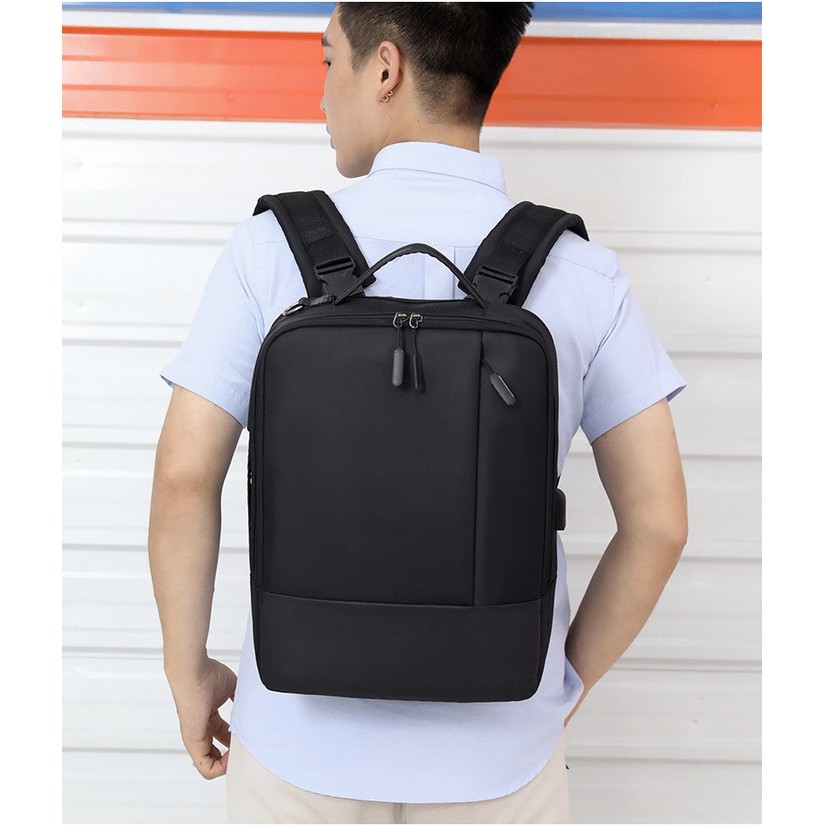 Tas Ransel Tas Selempang Pria Multifungsi Usb Backpack 1315