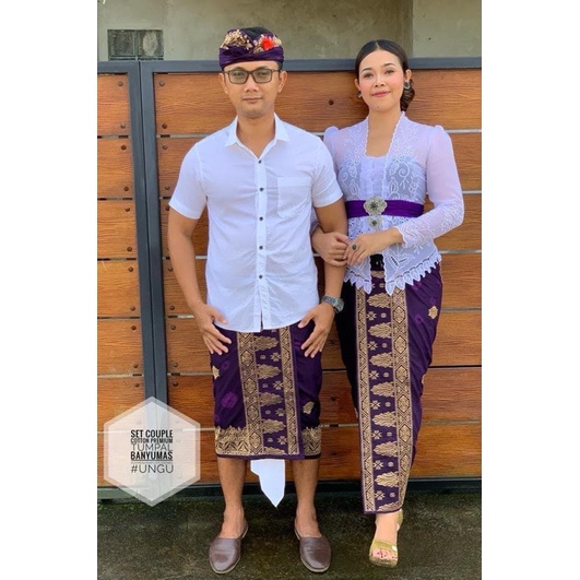 SET COUPLE KATUN JUMPUTAN SONGKET TUMPAL BORDIR (KAMEN SAPUT UDENG)