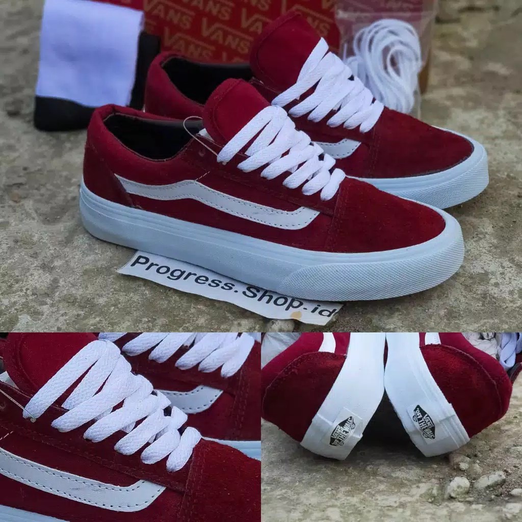 vans maroon sneakers