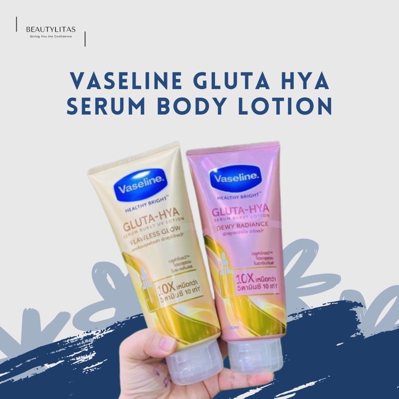 Vaseline Gluta Hya Serum Body Lotion | 100% ORI THAILAND 🇹🇭