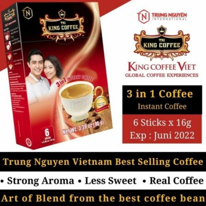 

Eklusif King Coffee Vietnam 3In1 Trung Nguyen Isi 6 Terlaris