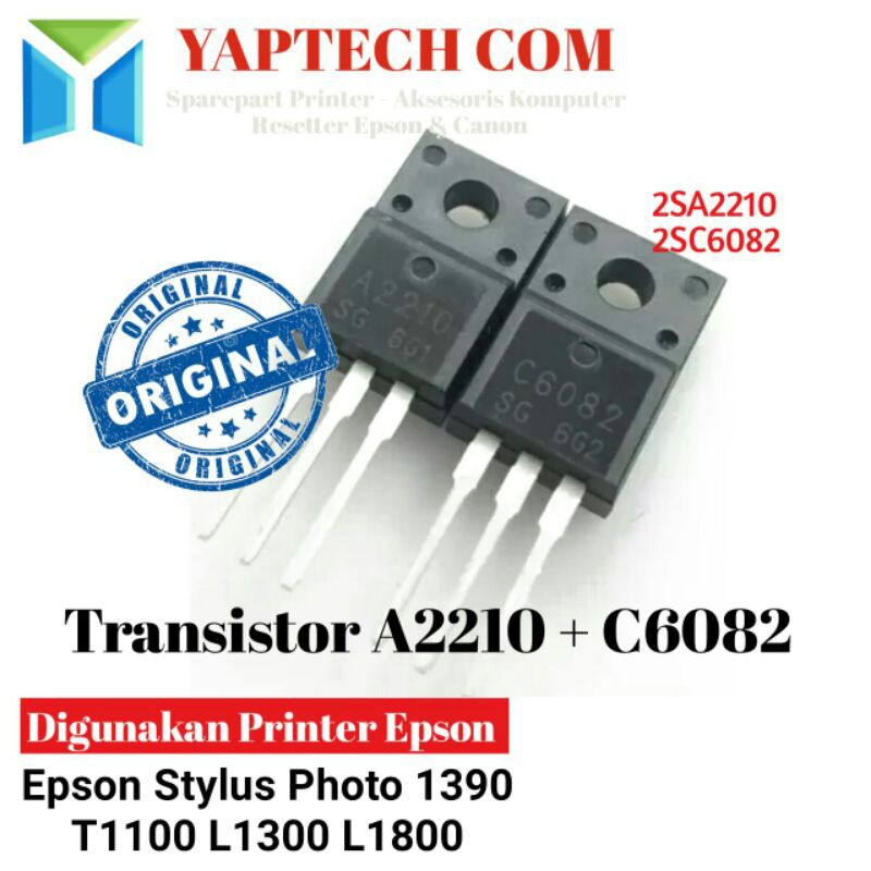 IC Transistor A2210 C6082 Untuk Epson 1390 T1100 L1300 L1800