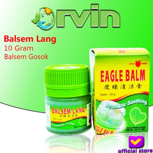 Terlaris Balsem Lang Hijau Kecil 10gr / Balsem Gosok