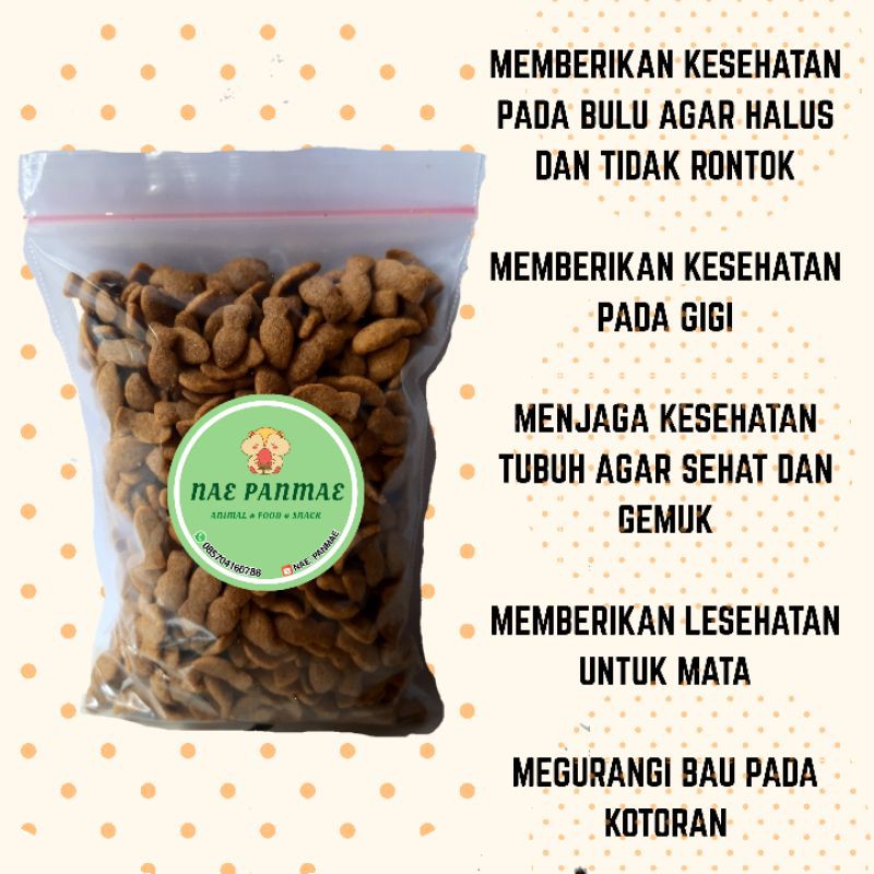 snack makanan bentuk ikan donat murah 30gr hamster sehat gemuk