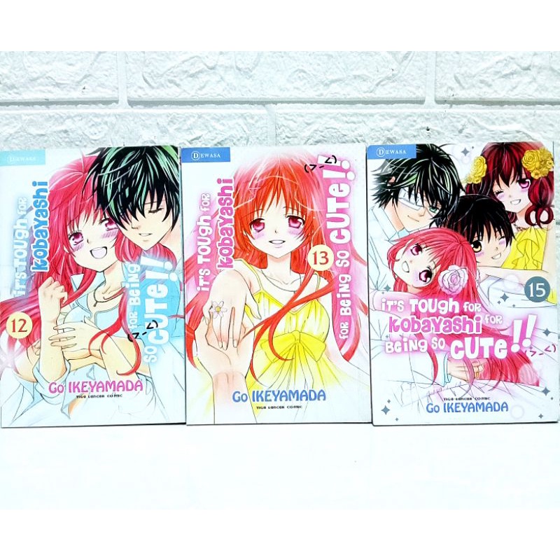 Komik It's Tough for Kobayashi for being so Cute (by Go Ikeyamada) vol. 12,13 & 15