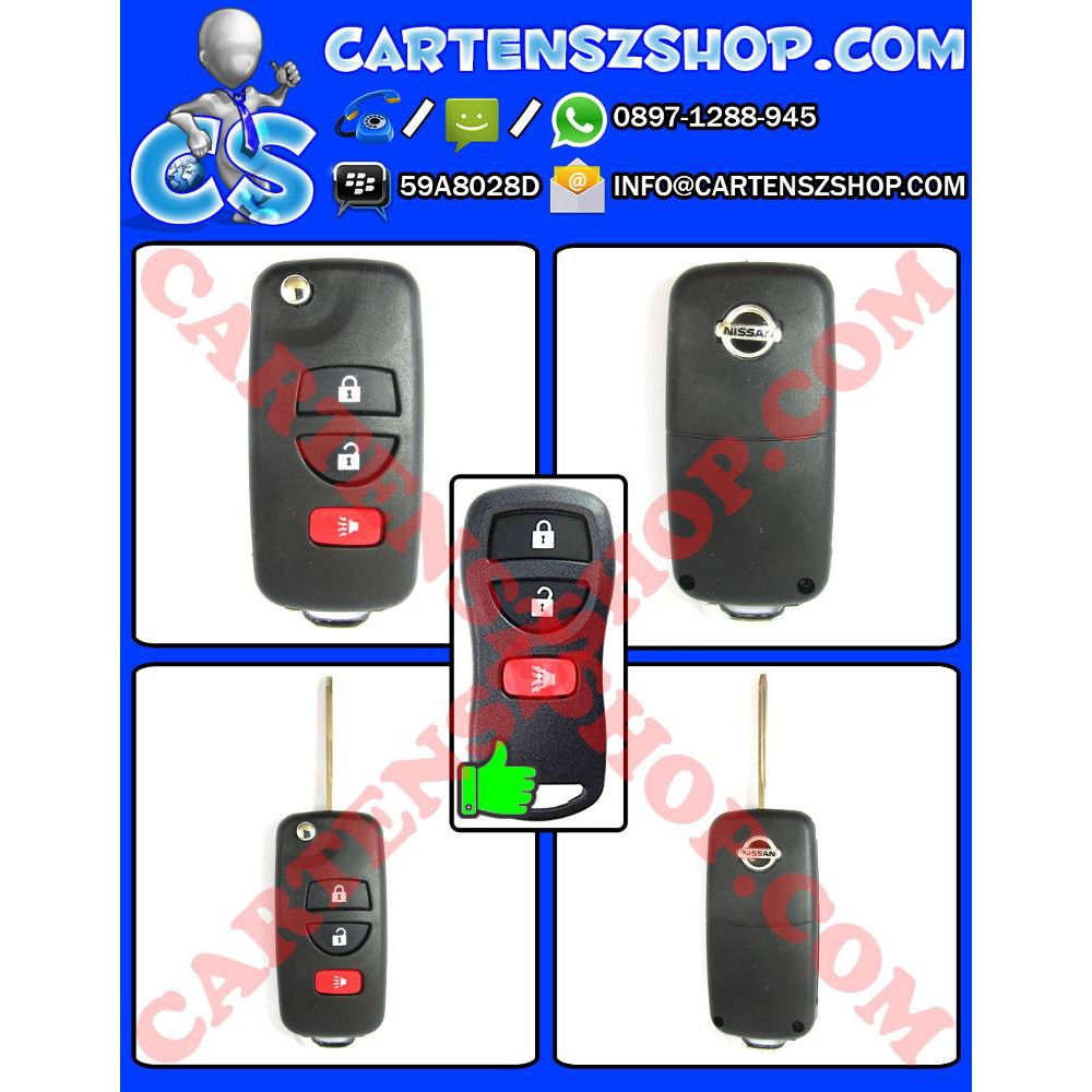 Casing Kunci Model Flip Key Mobil Nissan Livina, Nissan XTrail Terbaik
