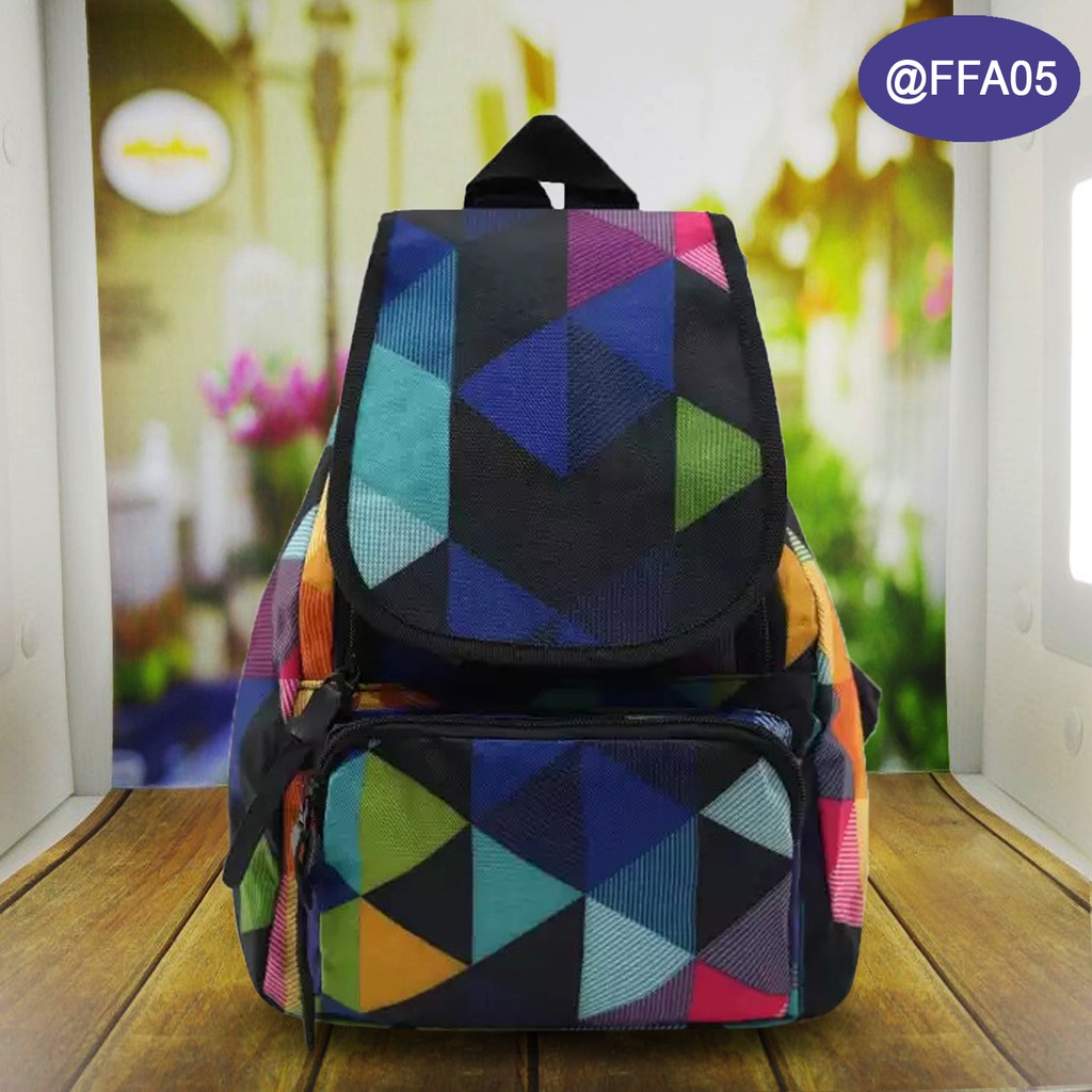 Tas Punggung Wanita - Backpack Tas Casual Tas punggung Wanita - Aurora - Tas Wanita Canvas