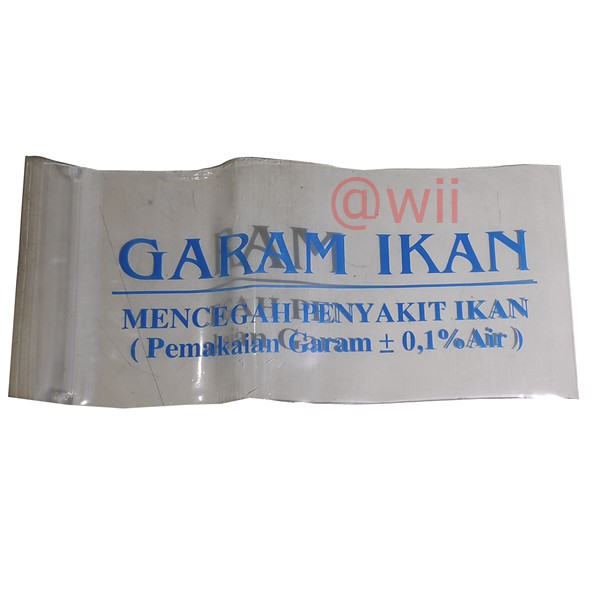 plastik garam garem ikan aquarium aquascape