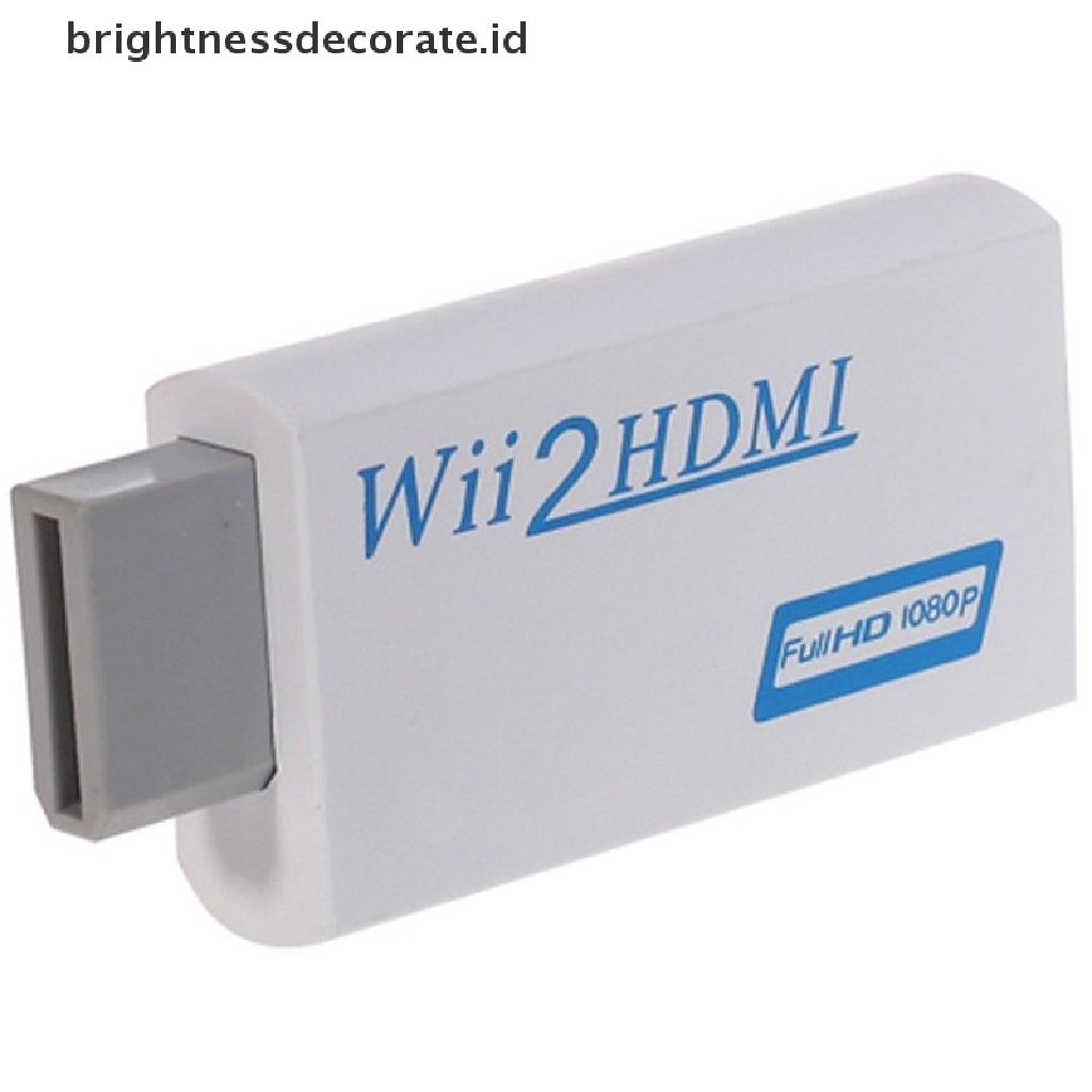 Adapter Konektor Konverter Wii Ke Hdmi 1080p / 720p Hd Dengan Kabel