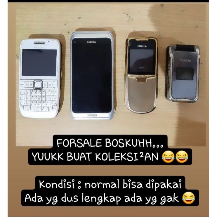 JuUAL HP SECOND NOKIA JADUL E7, E63, SIEMENS AF51 FLIP