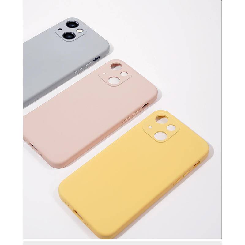 Soft Case Bahan Silikon Bentuk Persegi Untuk Iphone 11 12 13 Pro Max X Xs Max Xr