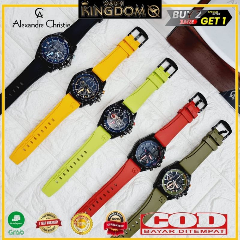 Terbaru Jamtangan pria Alexandre christie 6592 | ac6592 | ac 6592 Original garansi resmi 1thn