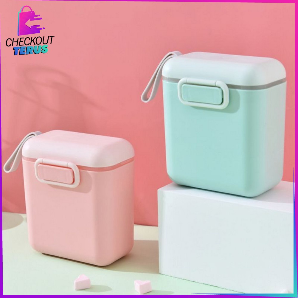 CT C4 Tempat Penyimpanan Susu Bubuk Bayi Kotak Penyimpanan Susu Bayi Kotak Portable Sealed Anti Tumpah