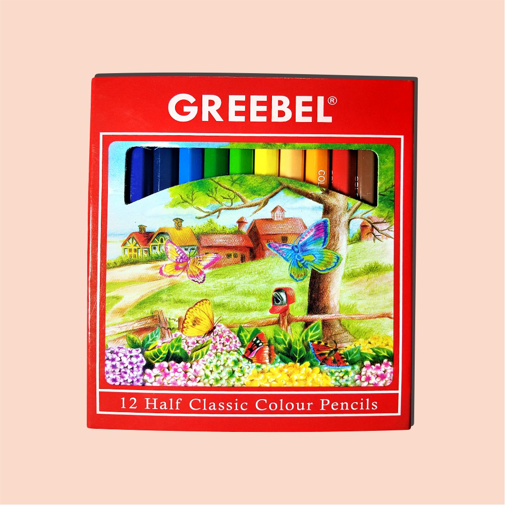 

Pensil Warna Grebeel Classic Half Grebel