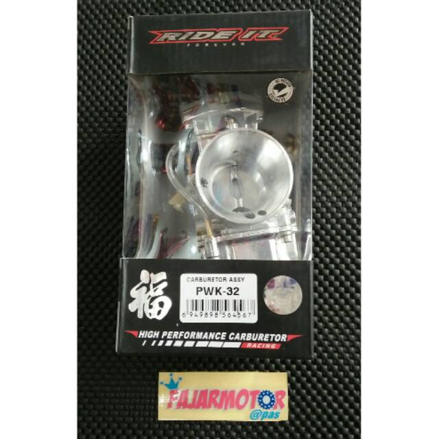 RIDE IT KARBURATOR FULL CHROME REAMER PWK 32 34