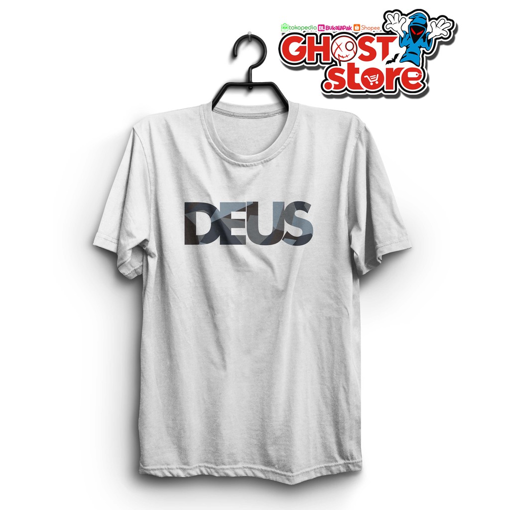 kaos - deus GEOKAMO ALL CAPS TEE WHITE