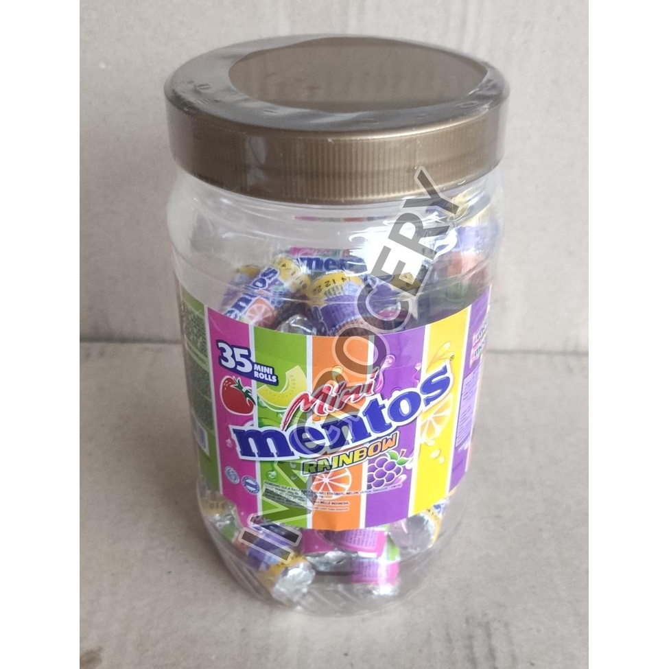 MENTOS MINI RAINBOW TOPLES ISI +/- 35PCS