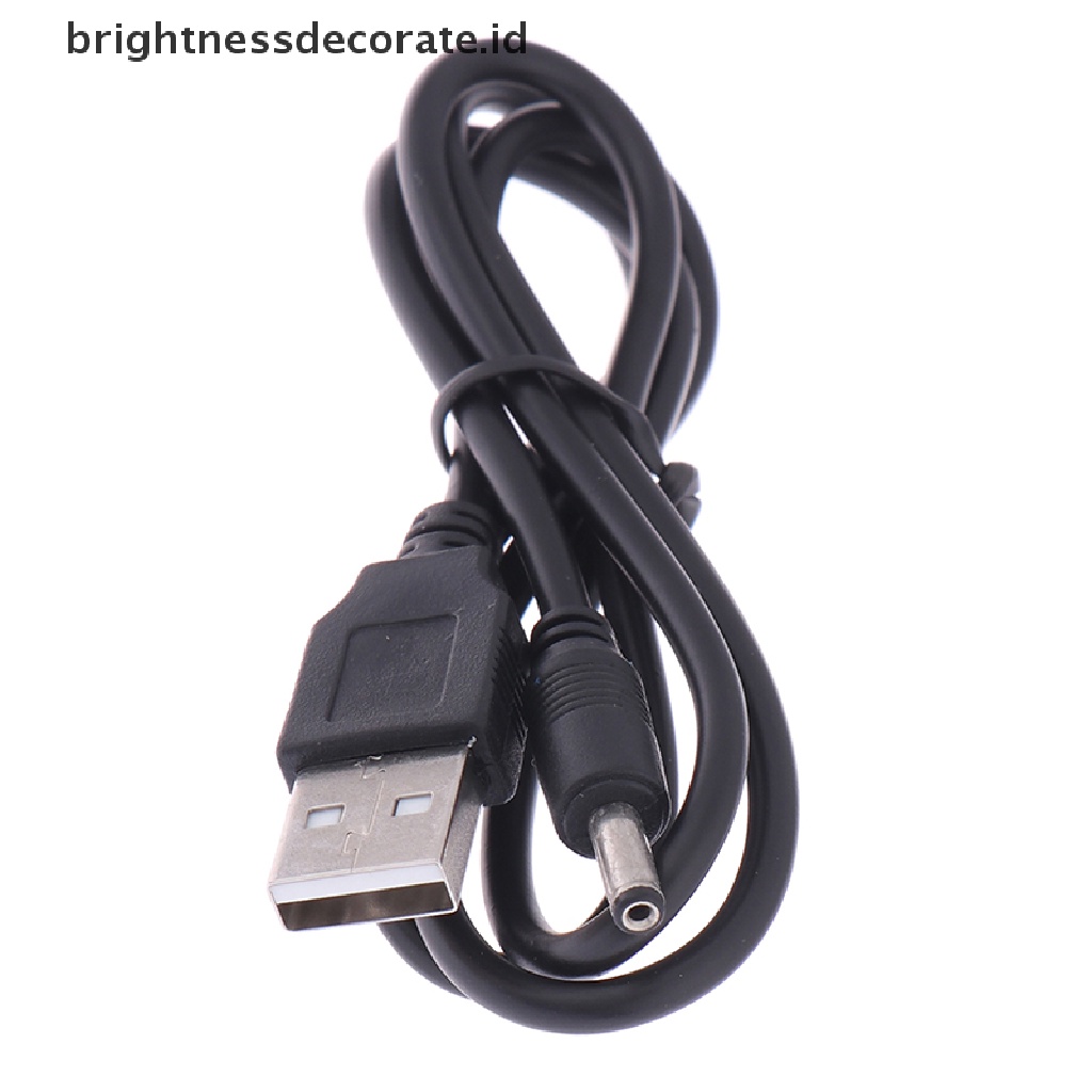 1pc Kabel Power Konektor Usb Ke Dc 3.5mm Male To 2a Jack