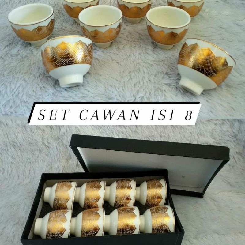 set cawan isi 8 | cawan zam-zam | cawan makkah
