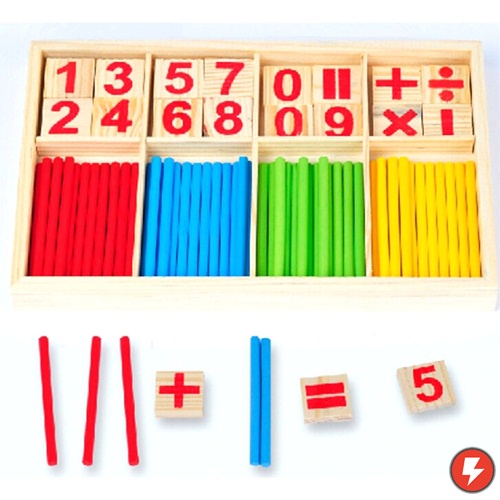 Flashmart  Mainan Puzzle 3D Intelligence Stick Matematika Anak