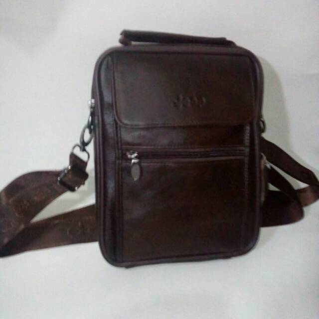 TAS SELEMPANG Kulit Asli Branded JEEP