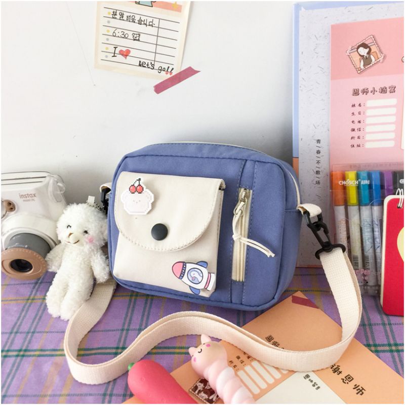 Melvin Tas Selempang Sling Bag swag harajuku tas hangout tas slempang wanita slingbag wanita-3