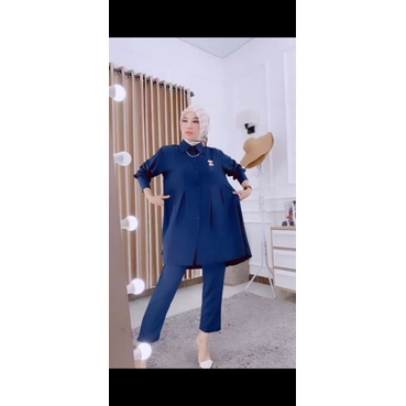 SET LONG TUNIK SHAKILA IMPORT/ ONE SET SHAKILA TERLARIS