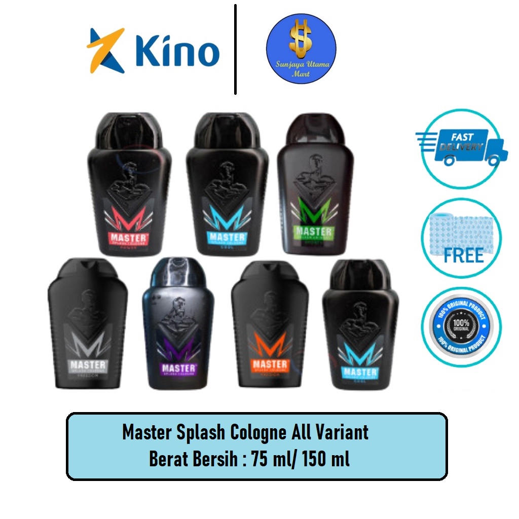 Master Splash Cologne 75 ml/150ml All Variant-Splash Cologne Parfum Pria