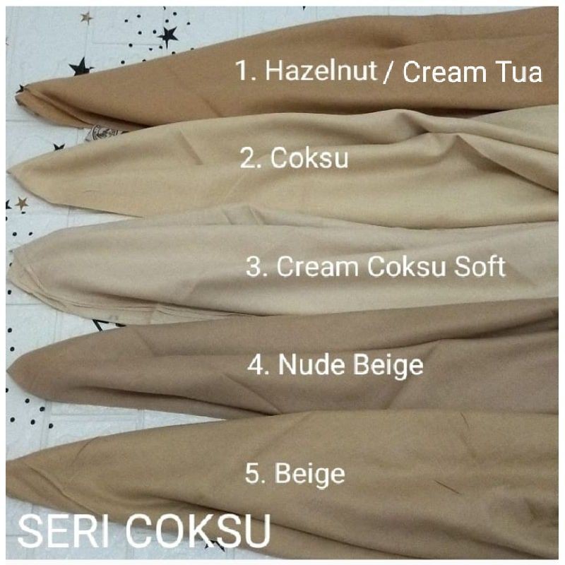 Contoh Warna Khaki dan Beige