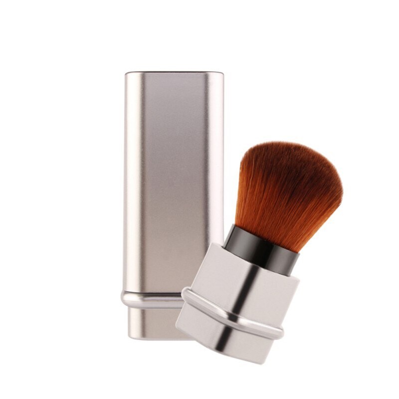 1PCS Retractable Travel Blush On Makeup Brush Kabuki  Powder Foundation Cosmetic Blusher K188