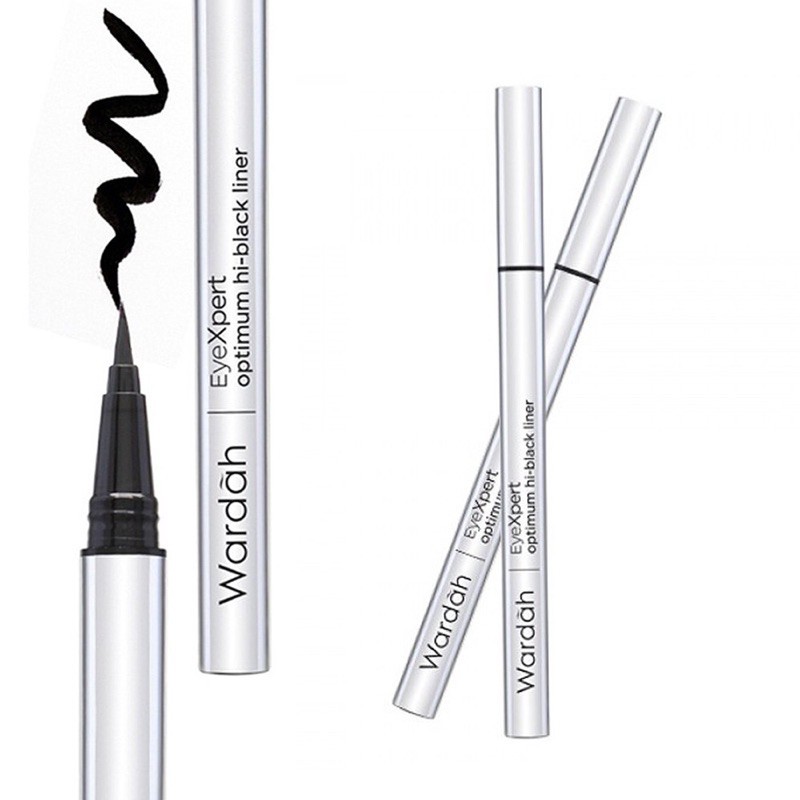 ✿ELYSABETHME✿ 🅆 🄰 🅁 🄳 🄰 🄷 Wardah EyeXpert Optimum hi-black liner liquid cair waterproof mudah digunakan anti luntur